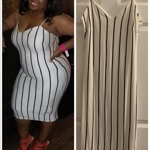 Fashionnova Curve strip dress